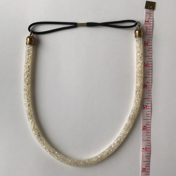 ✨ ADD $5 Classy preppy Crystal filled stretchy headband hair piece head wrap - Picture 5 of 6